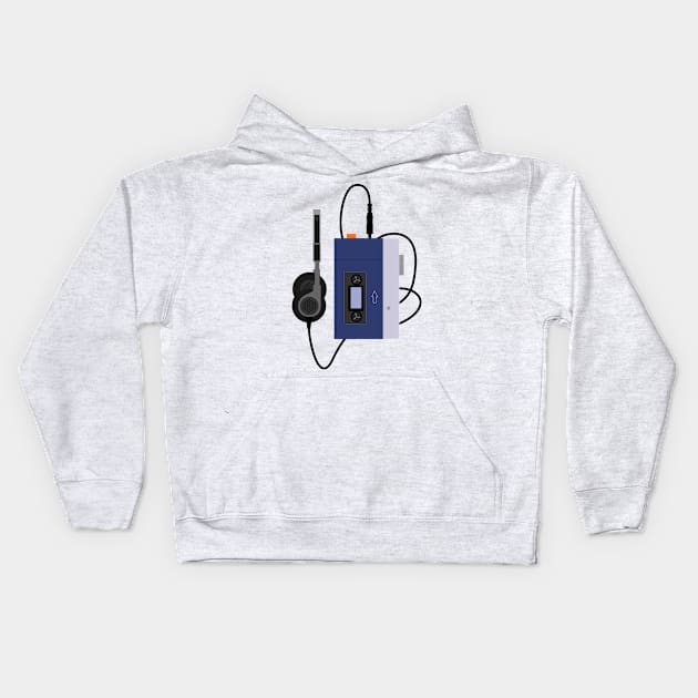 Walkman Kids Hoodie by Elio and the Fox